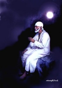 Sai_Baba_Painting_sitting_under_moon-e1359805953391